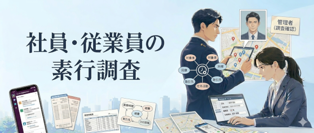 社員・従業員の素行調査